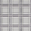 Woven Plaid in Neutral on Stellar Silver | Fabric 18” x 18” repeat