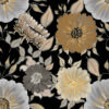 Blooms 2 in Black & Gold