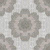 Feather Medallion in Neutral & Brick