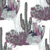 24” x 108” Contemporary Cacti Pink