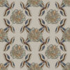 Pods and Pinwheels in Blues on Taupe