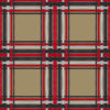 Woven Plaid in Heritage Black, Red & Gold