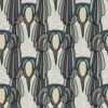 Praying Birds in Blues on Soft Beige