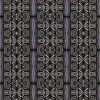 Tribal Screen Black & White with Plum