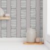 Accordion Stripe | Wallpaper 24” x 108” | 12” x 12" repeat