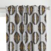 Opaki Fish-Eye in Black & Gold | Fabric 54” x 72” | 27” x 27" repeat