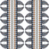 Vertical Fish-Eye Opaki Stripe (Large) in Blues