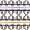 Horizontal Fish-Eye Opaki Stripe (Large) in Plum